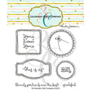 Colorado Craft Company Clear Stamps 4"x 4" - This Is Us Frames - By Anita Jeram*