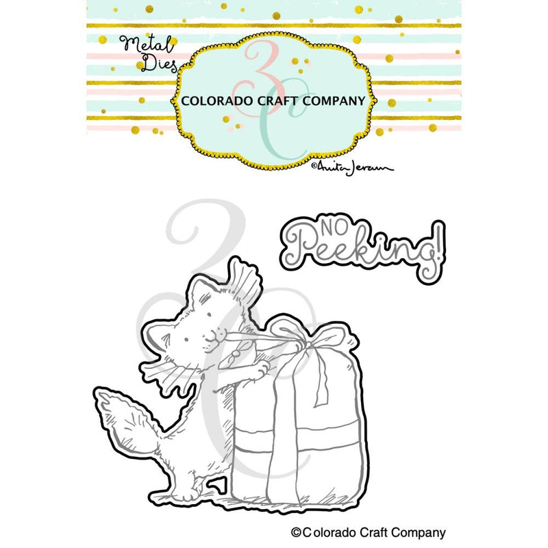 Colorado Craft Company Metal Die Set - No Peeking - By Anita Jeram*