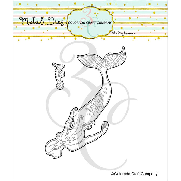 Colorado Craft Company Metal Die Set Mermaid & Seahorses-By Anita Jeram*