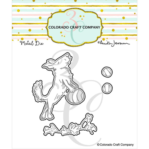 Colorado Craft Company Metal Die Set Play Ball-By Anita Jeram