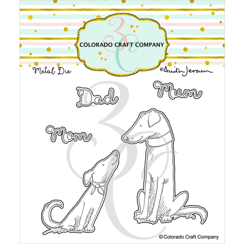 Colorado Craft Company Metal Die Set Best In Me-By Anita Jeram