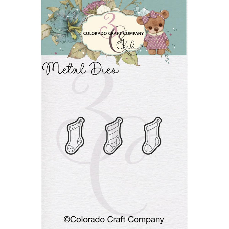 Colorado Craft Company Metal Die Set - Stocking Mini - By Kris Lauren*