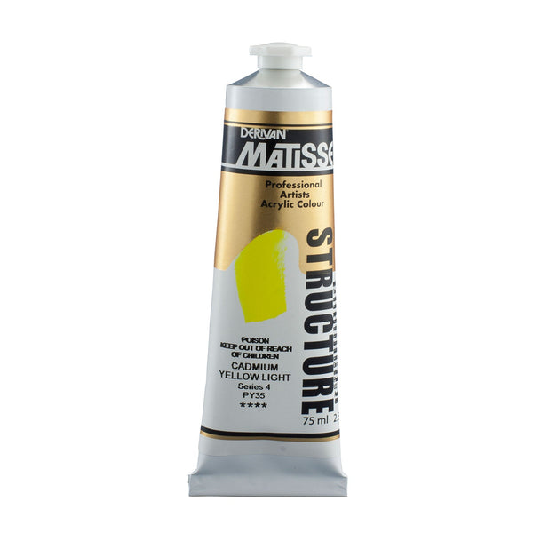 Matisse Structure Paint 75mL - Cadmium Yellow Light*