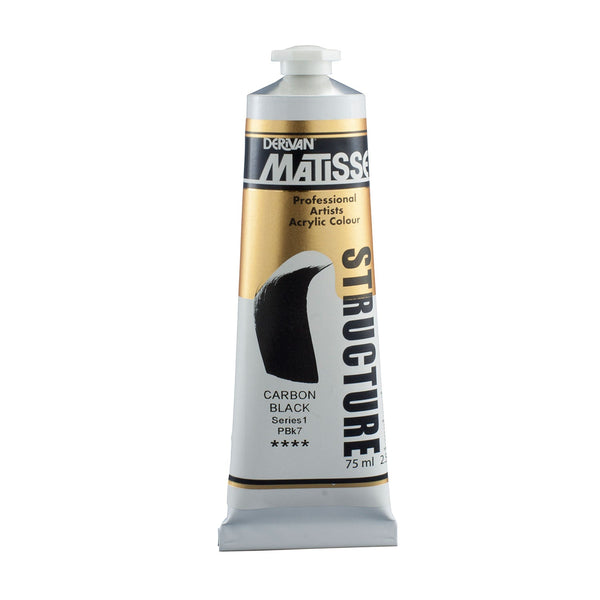 Matisse Structure Paint 75mL - Carbon Black