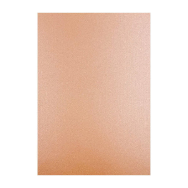 Poppy Crafts A4 Premium Shimmer Cardstock 10 pack - Blush*