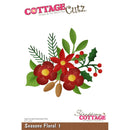 CottageCutz Dies - Seasons Floral 1, 4.7 inch X4.2 inch