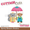 CottageCutz Dies - Spring Showers Buddies 3.1"x 3.5"*