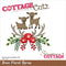 CottageCutz Dies - Deer Floral Spray 3.6"x 3.2"*