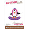 CottageCutz Dies - Winter Penguin Snowboarding 2"x 2"*