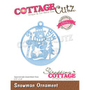 CottageCutz Dies - Snowman Ornament, 2.5 inch X2.8 inch