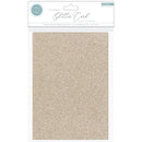 Craft Consortium The Essential Glitter Cardstock A4 (10-pack)  - Champagne*