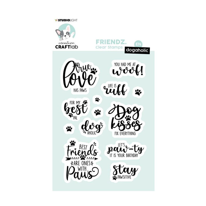 Studio Light Friendz Clear Stamps Nr. 166, Dogaholic