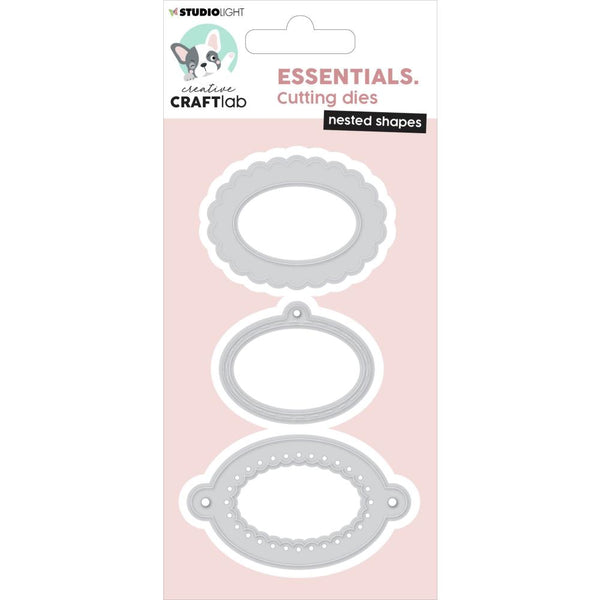 Studio Light Essentials Cutting Dies Nr. 158, Nested Shapes Oval*