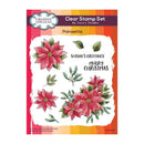 Creative Expressions Jane's Doodles Clear Stamp Set 6"x 8" - Poinsettia*