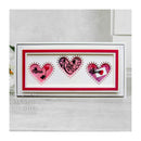 Creative Expressions Craft Dies By Sue Wilson - Slimline - Decorative Heart Aperture Trio*