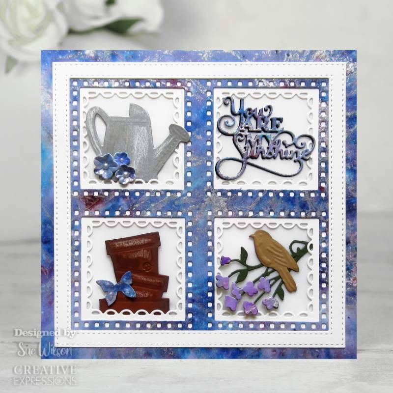 Creative Expressions Craft Dies By Sue Wilson - Square Collection - Square Aperture