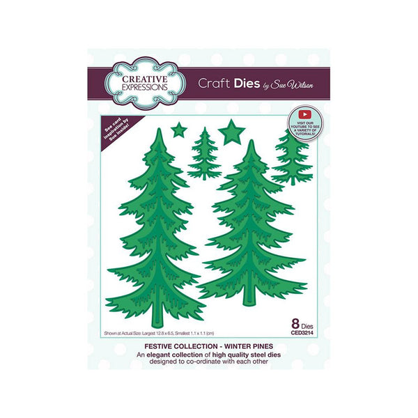 Creative Expressions - Sue Wilson Festive Collection - Winter Pines Craft Die Set*