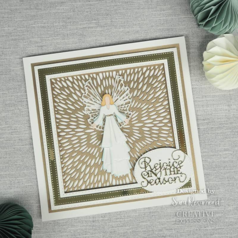 Creative Expressions Craft Die By Sue Wilson - Festive Collection - Radiating Background*