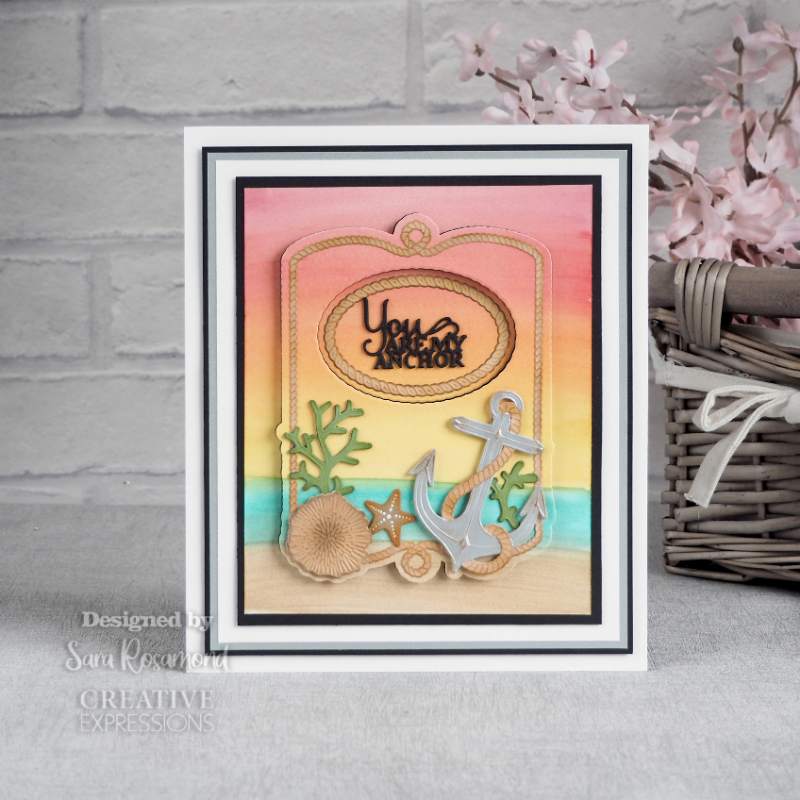 Creative Expressions Craft Dies By Sue Wilson - You Are My Anchor Frame