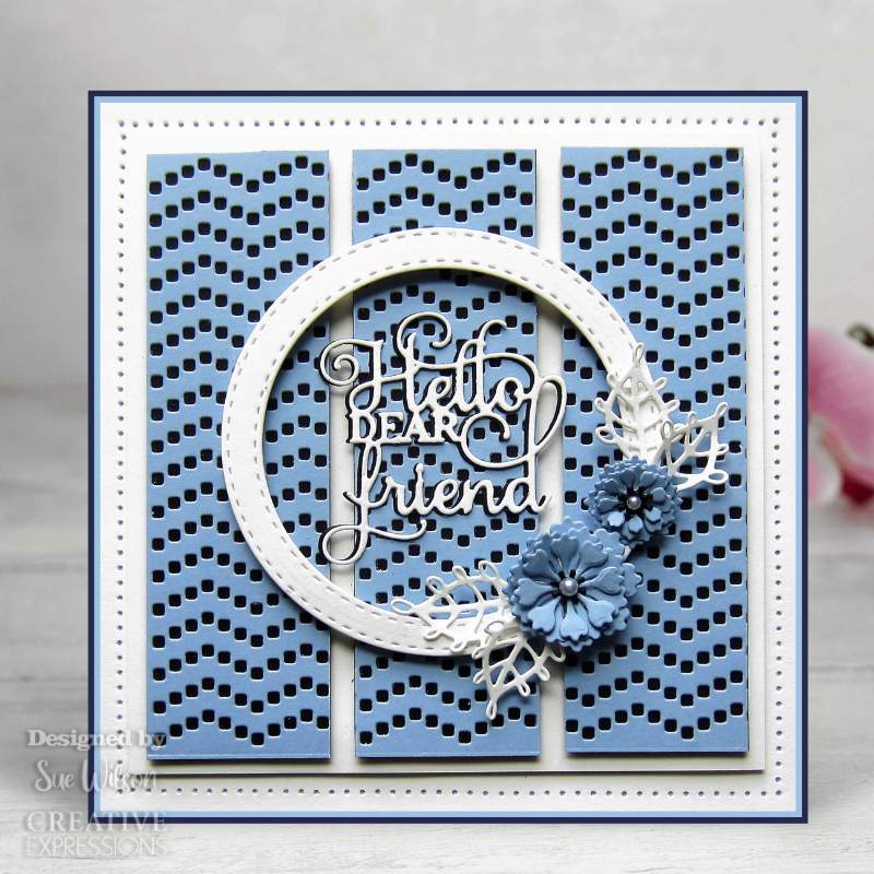 Creative Expressions Craft Dies By Sue Wilson - Background Collection - Ric Rac Ribbon*