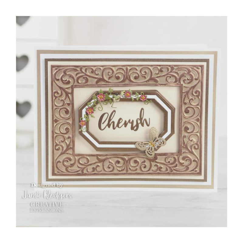 Creative Expressions Canvas Collection Craft Die by Jamie Rodgers - Large Octagon