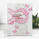 Creative Expressions Craft Dies By Jamie Rodgers - Wings of Wonder Collection - Butterfly Trellis Panel*