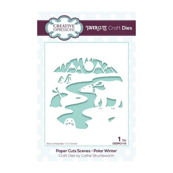 Creative Expressions Paper Cuts Scenes Craft Dies - Polar Winter*