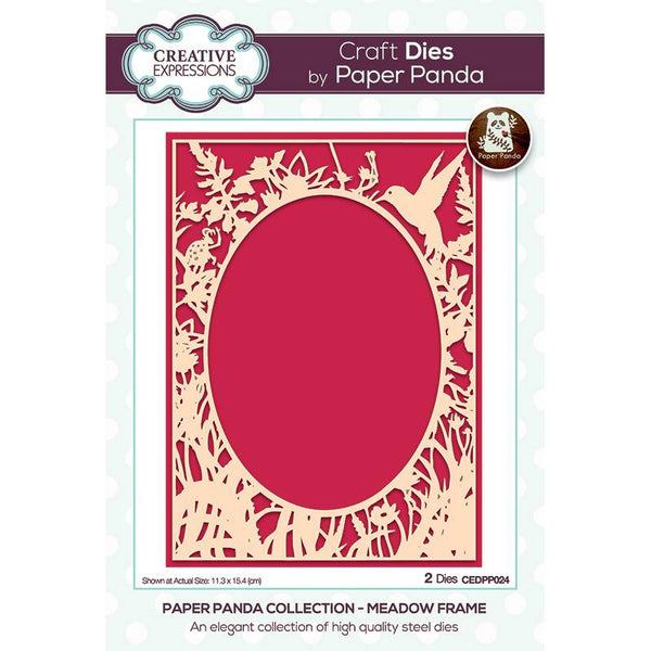 Creative Expressions Paper Panda Craft Die - Meadow Frame*