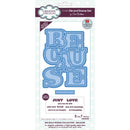 Creative Expressions Craft Die And Stamp Set By Sue Wilson - Big Bold Words - Because*