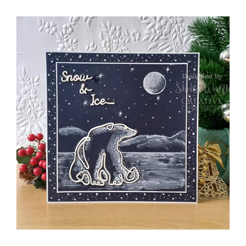 Creative Expressions Craft Die - One-Liner Collection - Polar Bear*