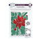 Creative Expressions Companion Colouring Stencil 6"x 8" 2/Pkg - Poinsettia Bliss