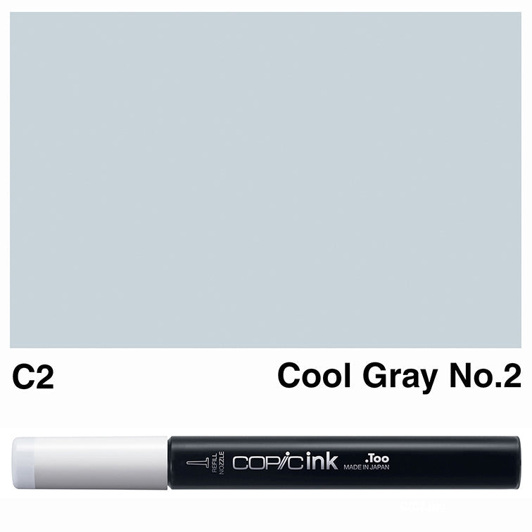 Copic Ink C2 - Cool Gray No.2 12ml*