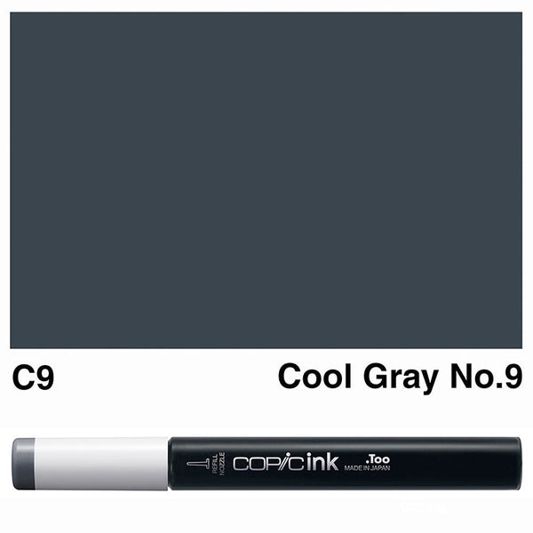 Copic Ink C9 - Cool Gray No.9 12ml*