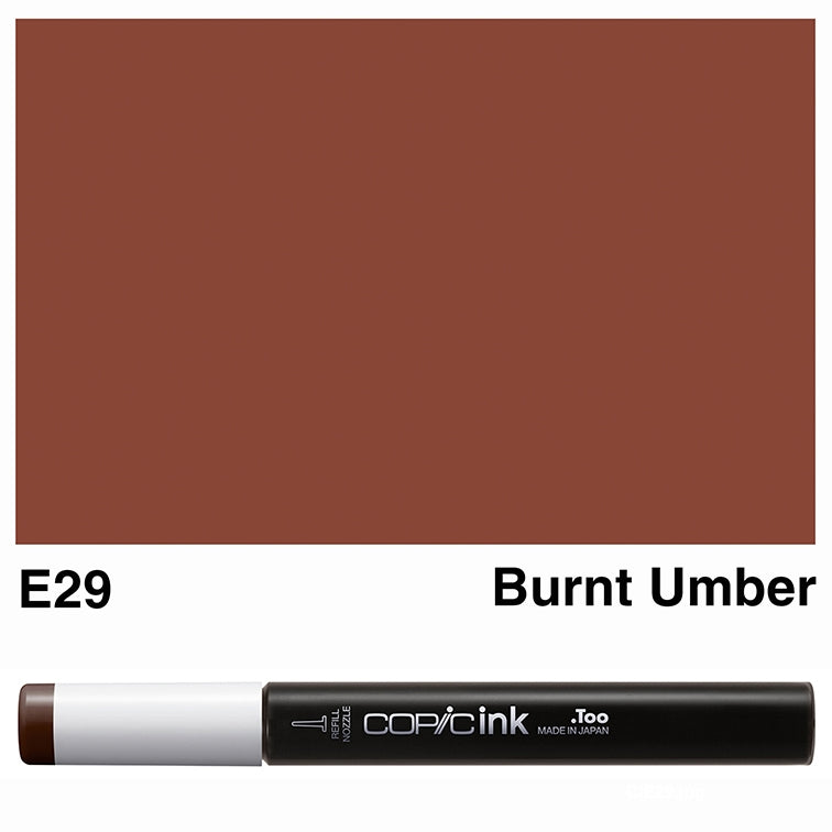 Copic Ink E29 - Burnt Umber 12ml*