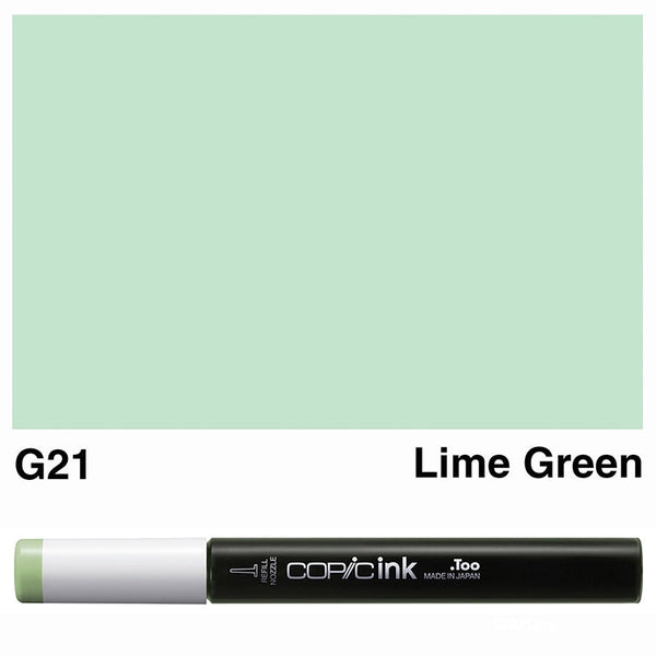 Copic Ink G21 - Lime Green 12ml