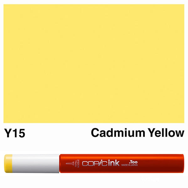 Copic Ink Y15 - Cadmium Yellow 12ml