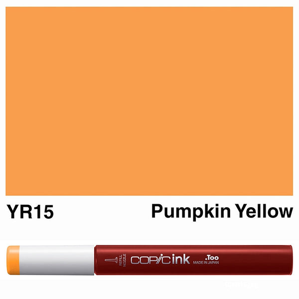 Copic Ink YR15 - Pumpkin Yellow 12ml*