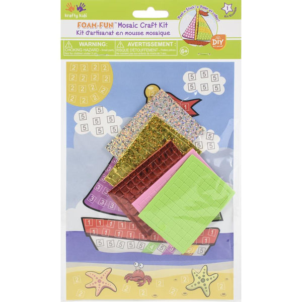 Multicraft Imports - DIY Mosaic Foam Kit - Sailboat*