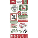Echo Park Santa Claus Lane Chipboard 6"x 13"- Phrases*