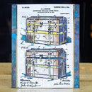 Tim Holtz Cling Stamps 7"X8.5" - Inventor 9*