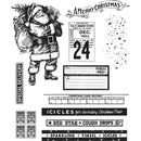 Tim Holtz Cling Stamps 7"X8.5" Vintage Holidays*
