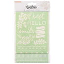 Crate Paper Gingham Garden Stencils 2-pack*