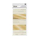 Crate Paper Moonlight Magic Thickers Stickers 300/Pkg - Inspired - Alpha - Gold Foil*