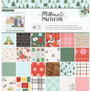 Crate Paper Single-Sided Paper Pad 12"x 12" 48 pack - Mittens & Mistletoe*