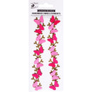 Little Birdie 3D Sticker Embellishment 2/Pkg Butterfly Vine