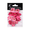 Little Birdie Embossed Daisies Paper Flowers 12/Pkg Precious Pink