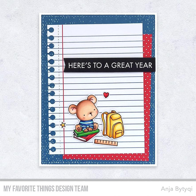 My Favorite Things Clear Stamps 4"x 4" - Bookworm Bears*