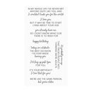 My Favorite Things Clear Stamps 4"x 8" - All About Your Birthday*