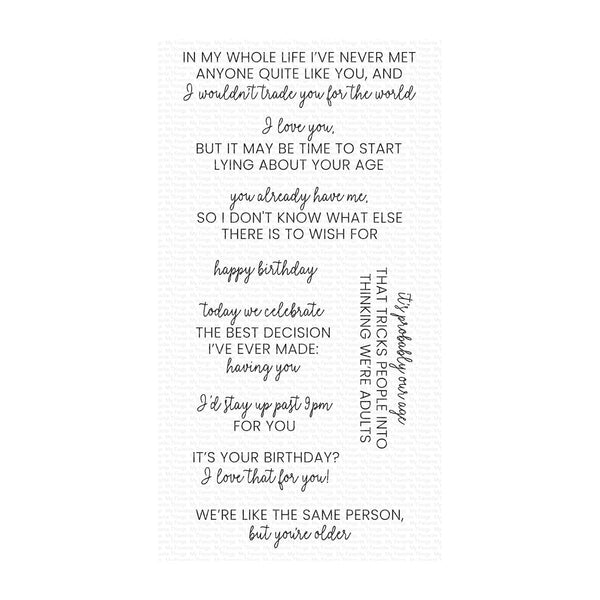 My Favorite Things Clear Stamps 4"x 8" - All About Your Birthday*