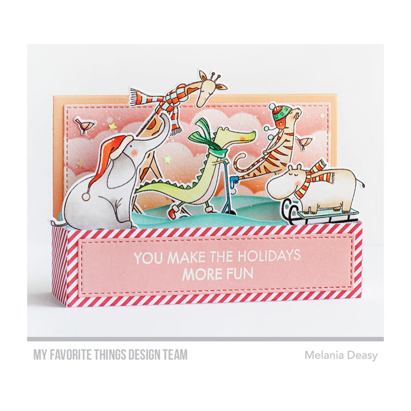 My Favorite Things Clear 4"x 6" Stamp Set - Christmas Safari*